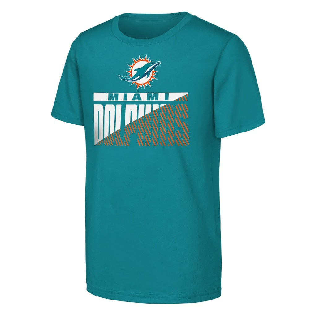 Miami Dolphins Outerstuff Youth Never Quit 2-Pack T-Shirt Set - Aqua - NFL