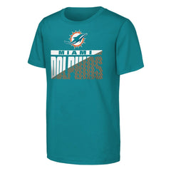 Miami Dolphins Outerstuff Youth Never Quit 2-Pack T-Shirt Set - Aqua - NFL