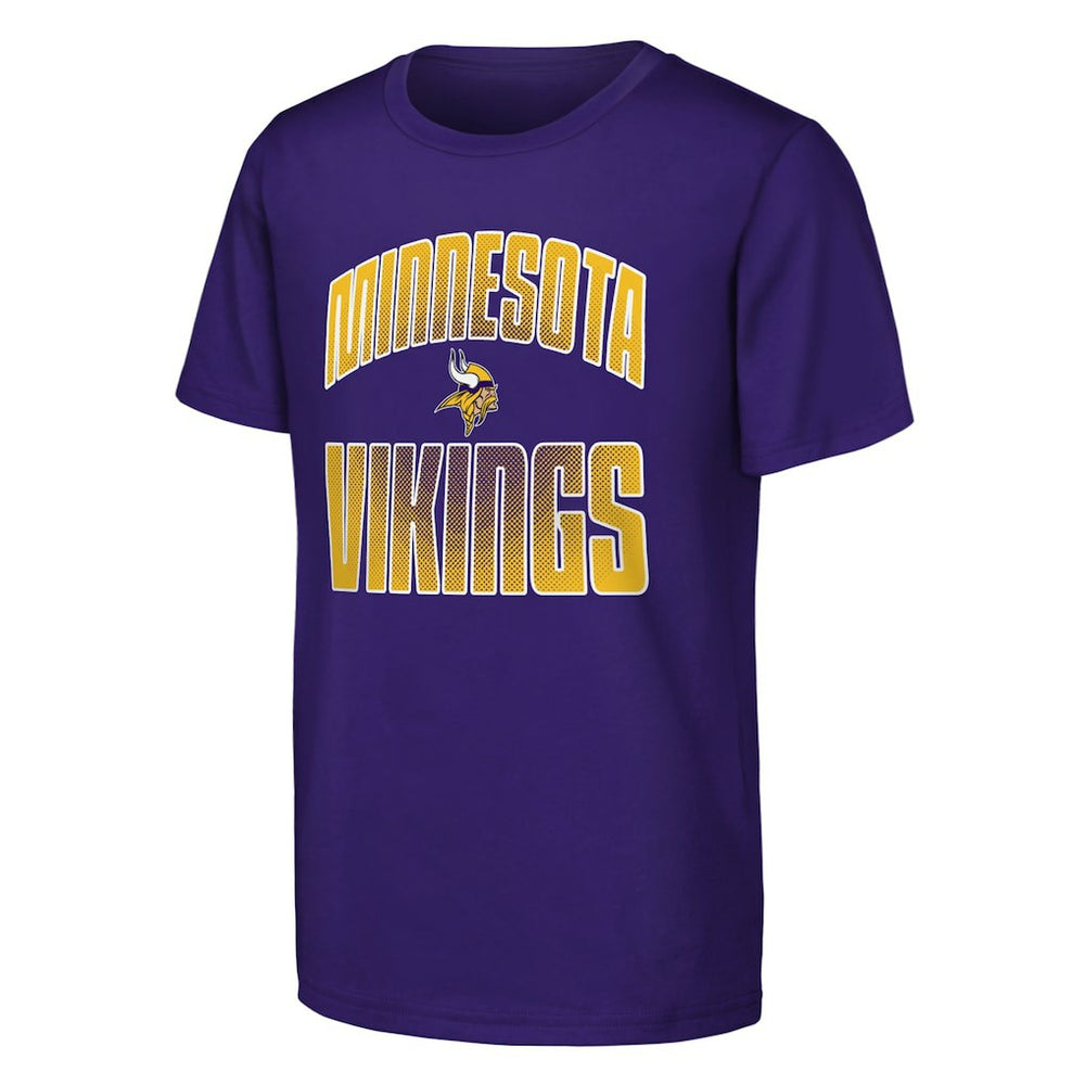 Minnesota Vikings Outerstuff Youth Never Quit 2-Pack T-Shirt Set - Purple - NFL