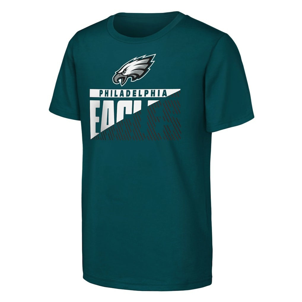 Philadelphia Eagles Outerstuff Youth Never Quit 2-Pack T-Shirt Set - Midnight Green - NFL