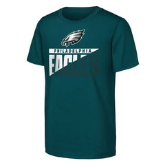 Philadelphia Eagles Outerstuff Youth Never Quit 2-Pack T-Shirt Set - Midnight Green - NFL