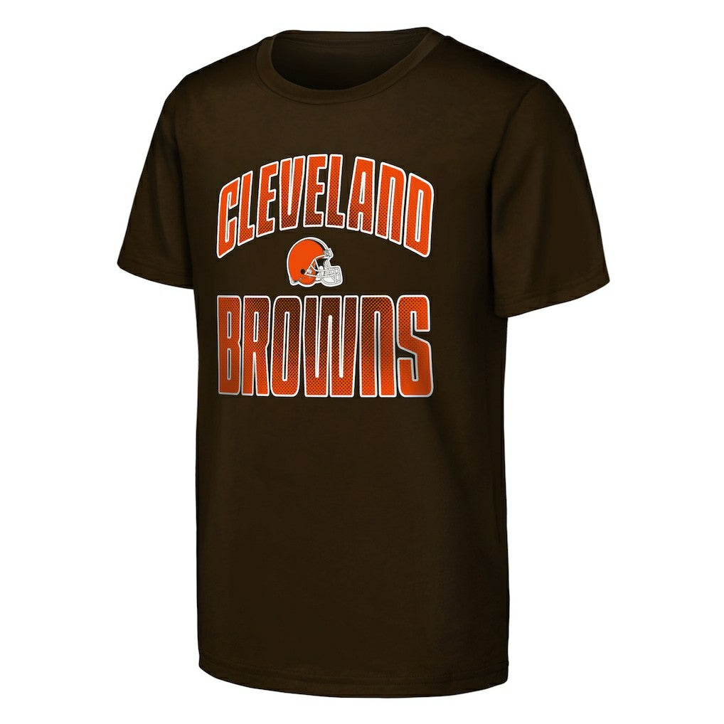 Cleveland Browns Outerstuff Youth Never Quit 2-Pack T-Shirt Set - Brown - NFL