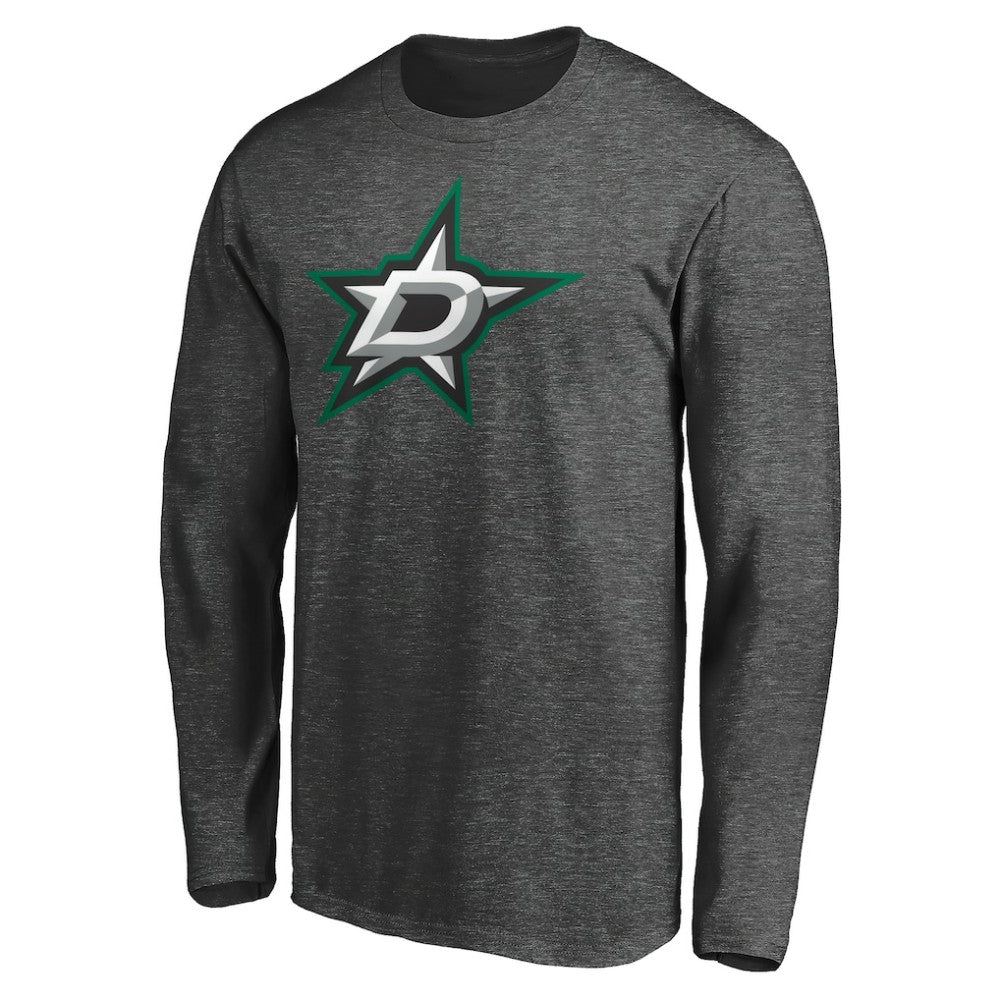 Dallas Stars Fanatics Logo Long Sleeve T-Shirt - Charcoal | Fanatics near me