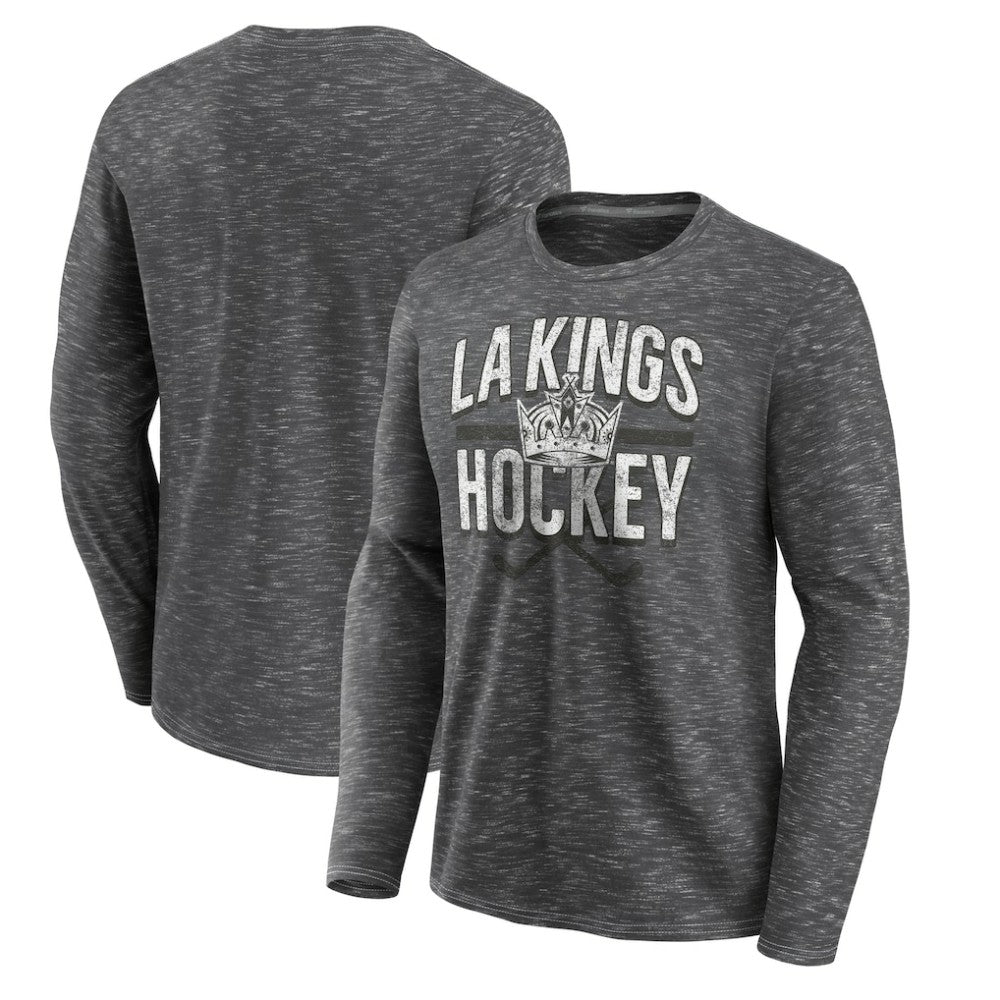 Los Angeles Kings Fanatics Logo Long Sleeve T-Shirt - Charcoal | Fanatics online