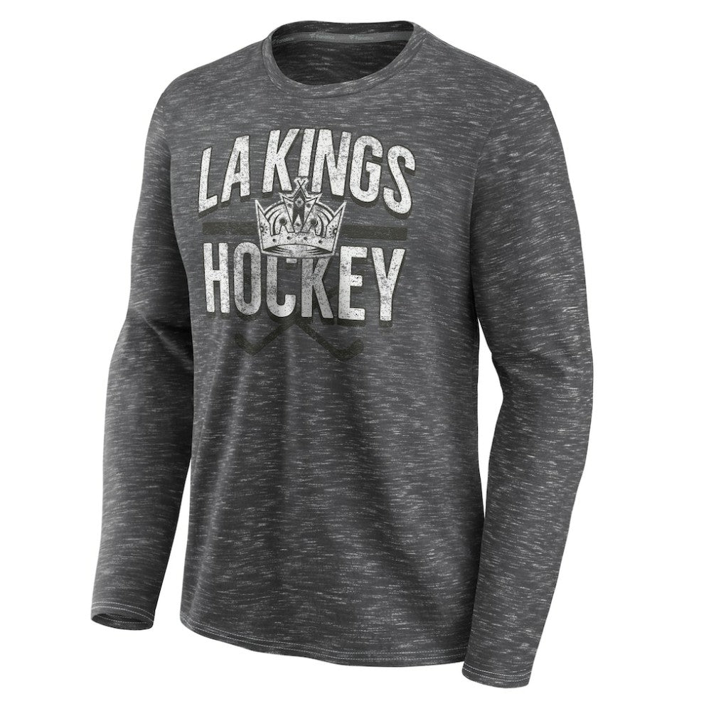 Los Angeles Kings Fanatics Logo Long Sleeve T-Shirt - Charcoal | Fanatics online