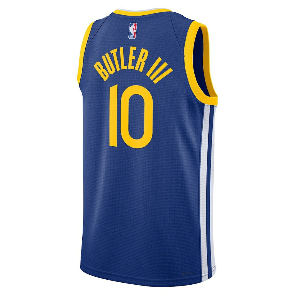 Nike Jimmy Butler III Golden State Warriors Male Swingman Player Jersey Icon Editi- Royal