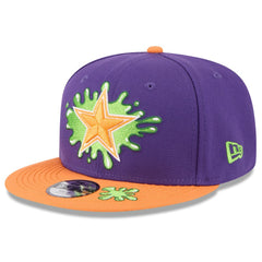 Dallas Cowboys New Era Youth Nickelodeon Slime 9FIFTY Snapback Hat - Purple/Orange - NFL