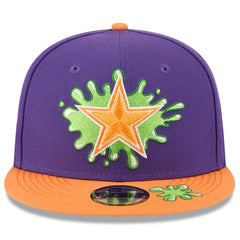 Dallas Cowboys New Era Youth Nickelodeon Slime 9FIFTY Snapback Hat - Purple/Orange - NFL
