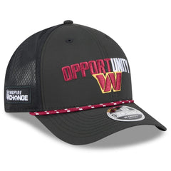 Washington Commanders New Era 2025 Inspire Change 9FORTY M-Crown Adjustable Hat - Black - NFL