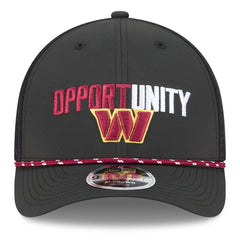 Washington Commanders New Era 2025 Inspire Change 9FORTY M-Crown Adjustable Hat - Black - NFL