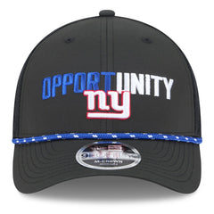 New York Giants New Era 2025 Inspire Change 9FORTY M-Crown Adjustable Hat - Black - NFL