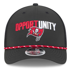 Tampa Bay Buccaneers New Era 2025 Inspire Change 9FORTY M-Crown Adjustable Hat - Black - NFL