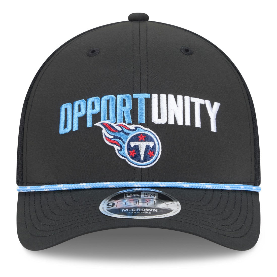 Tennessee Titans New Era 2025 Inspire Change 9FORTY M-Crown Adjustable Hat - Black - NFL