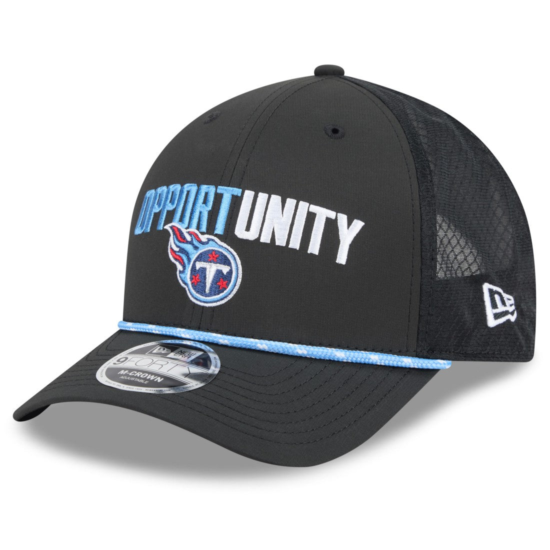 Tennessee Titans New Era 2025 Inspire Change 9FORTY M-Crown Adjustable Hat - Black - NFL