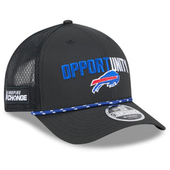 Buffalo Bills New Era 2025 Inspire Change 9FORTY M-Crown Adjustable Hat - Black - NFL