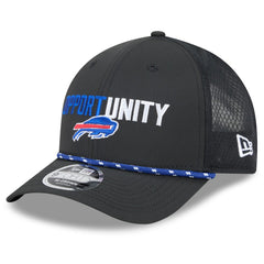 Buffalo Bills New Era 2025 Inspire Change 9FORTY M-Crown Adjustable Hat - Black - NFL