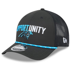 Carolina Panthers New Era 2025 Inspire Change 9FORTY M-Crown Adjustable Hat - Black - NFL
