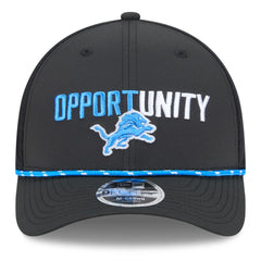 Detroit Lions New Era 2025 Inspire Change 9FORTY M-Crown Adjustable Hat - Black - NFL