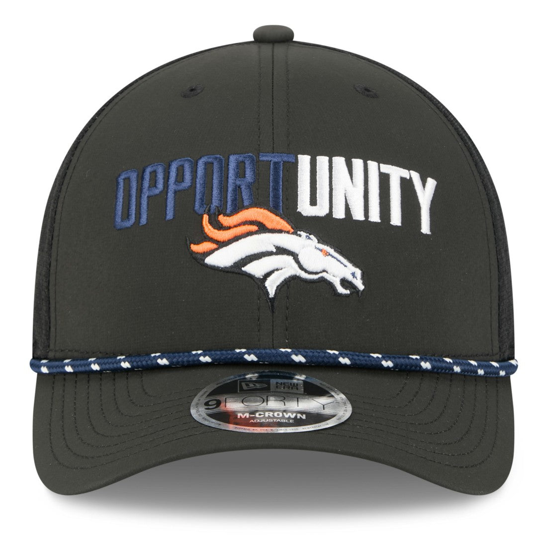 Denver Broncos New Era 2025 Inspire Change 9FORTY M-Crown Adjustable Hat - Black - NFL