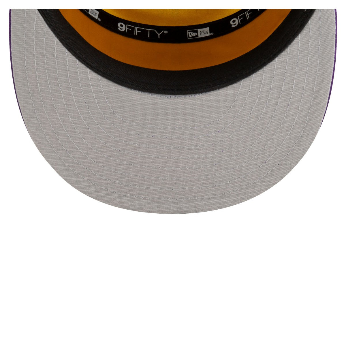 New Era Los Angeles Lakers Youth 2025 NBA Tip Off Split Panel 9FIFTY Snapback Hat White/Purple