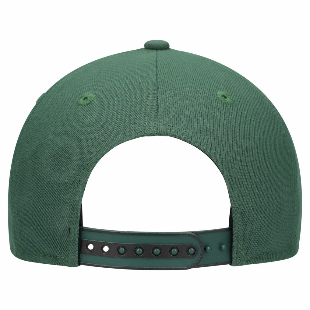 New Era Milwaukee Bucks Youth 2025 NBA Tip Off Split Panel 9FIFTY Snapback Hat White/Hunter Green