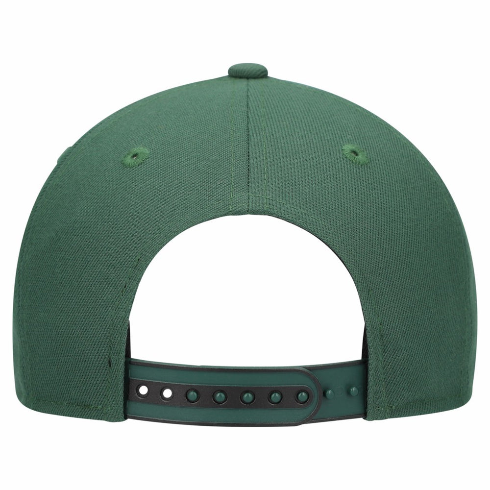 New Era Milwaukee Bucks Youth 2025 NBA Tip Off Split Panel 9FIFTY Snapback Hat White/Hunter Green