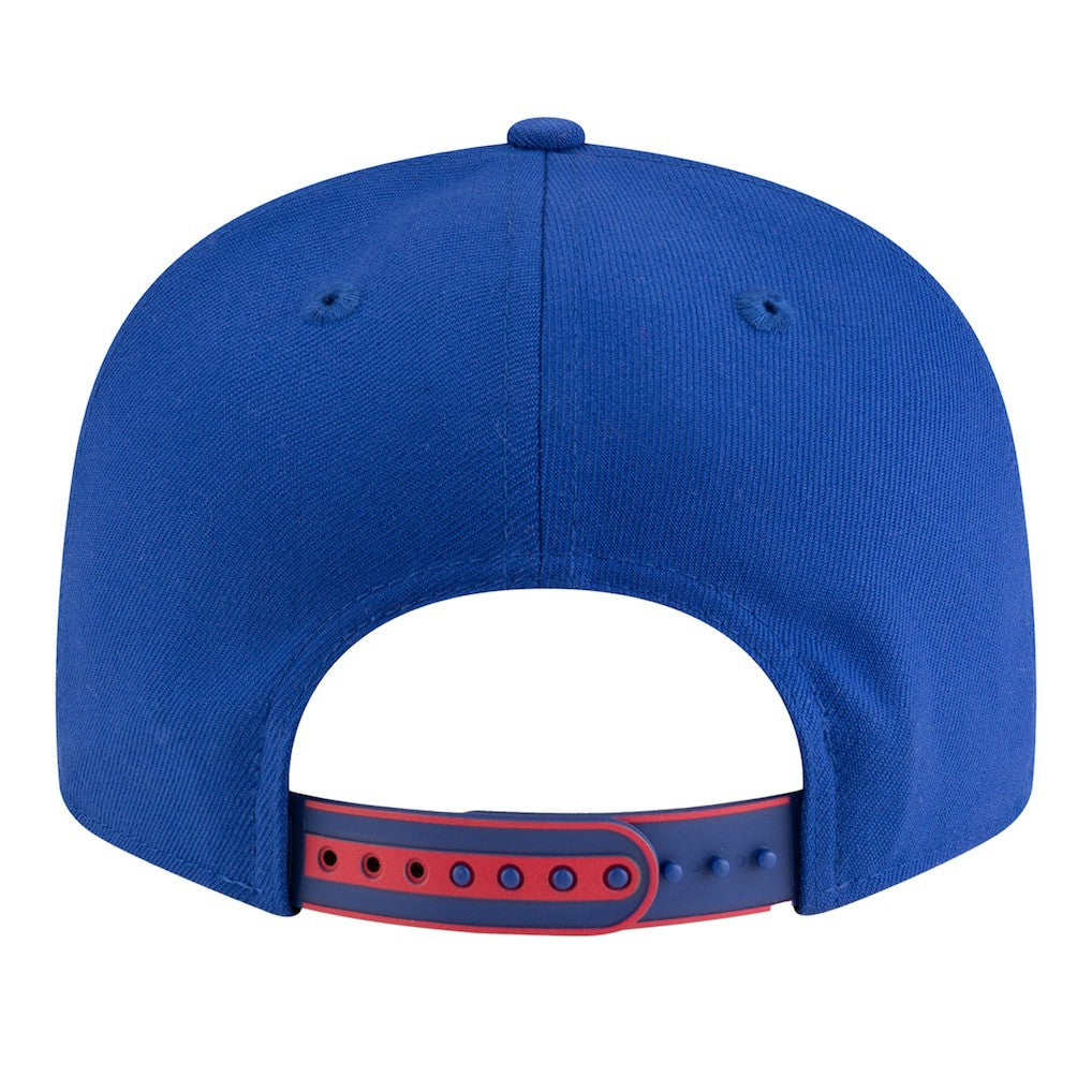 New Era Philadelphia 76ers Youth 2025 NBA Tip Off Split Panel 9FIFTY Snapback Hat White/Blue
