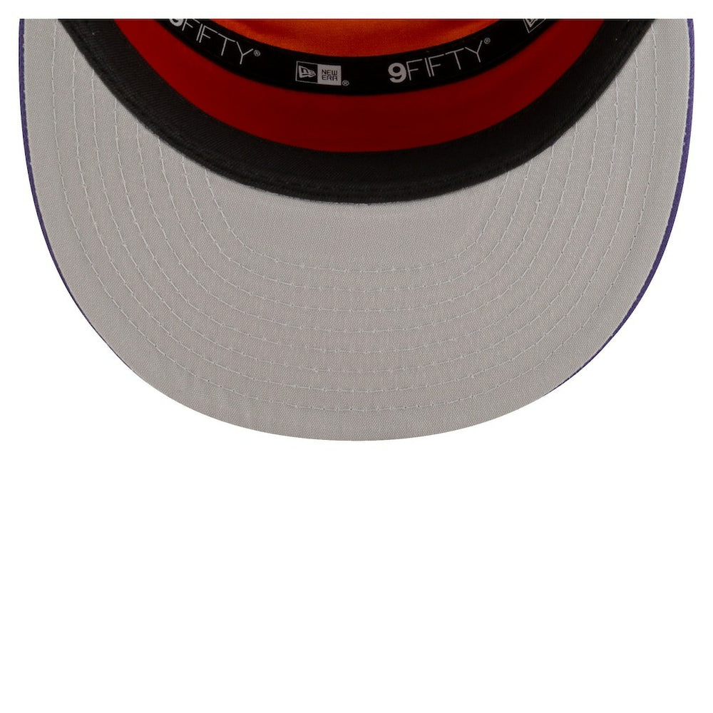 New Era Phoenix Suns Youth 2025 NBA Tip Off Split Panel 9FIFTY Snapback Hat White/Purple