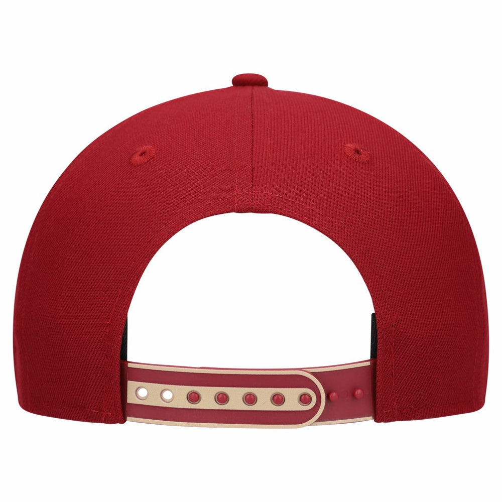 New Era Cleveland Cavaliers Youth 2025 NBA Tip Off Split Panel 9FIFTY Snapback Hat White/Wine