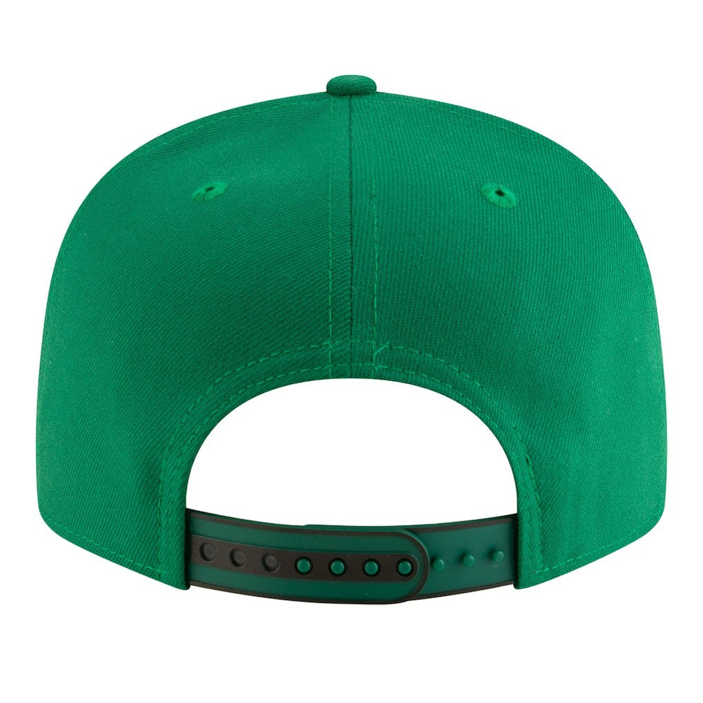 New Era Boston Celtics Youth 2025 NBA Tip Off Split Panel 9FIFTY Snapback Hat White/Kelly Green