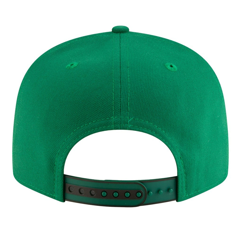 New Era Boston Celtics Youth 2025 NBA Tip Off Split Panel 9FIFTY Snapback Hat White/Kelly Green