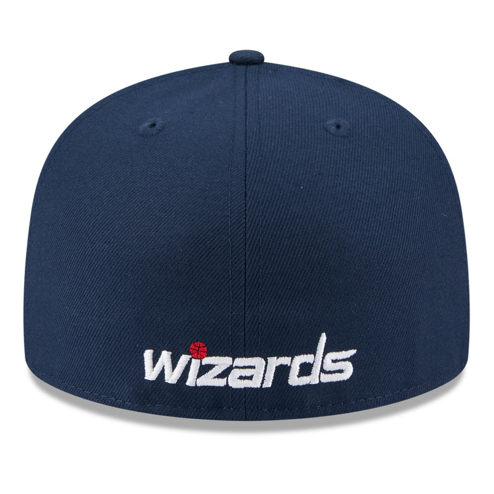 New Era Washington Wizards 2025 NBA Tip Off Split Panel 59FIFTY Fitted Hat White/Navy