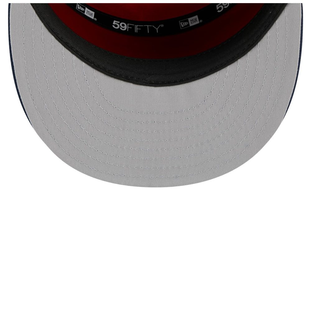 New Era Washington Wizards 2025 NBA Tip Off Split Panel 59FIFTY Fitted Hat White/Navy