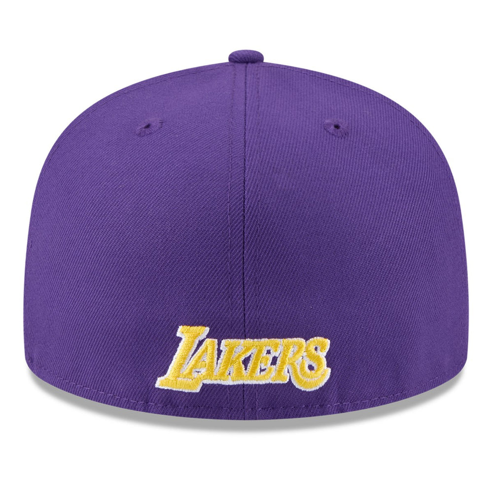 New Era Los Angeles Lakers 2025 NBA Tip Off Split Panel 59FIFTY Fitted Hat White/Purple