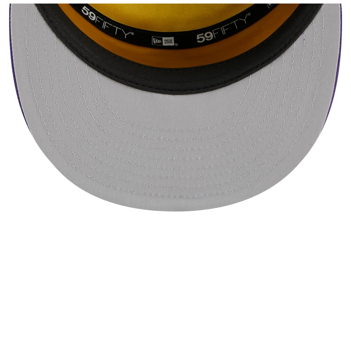 New Era Los Angeles Lakers 2025 NBA Tip Off Split Panel 59FIFTY Fitted Hat White/Purple