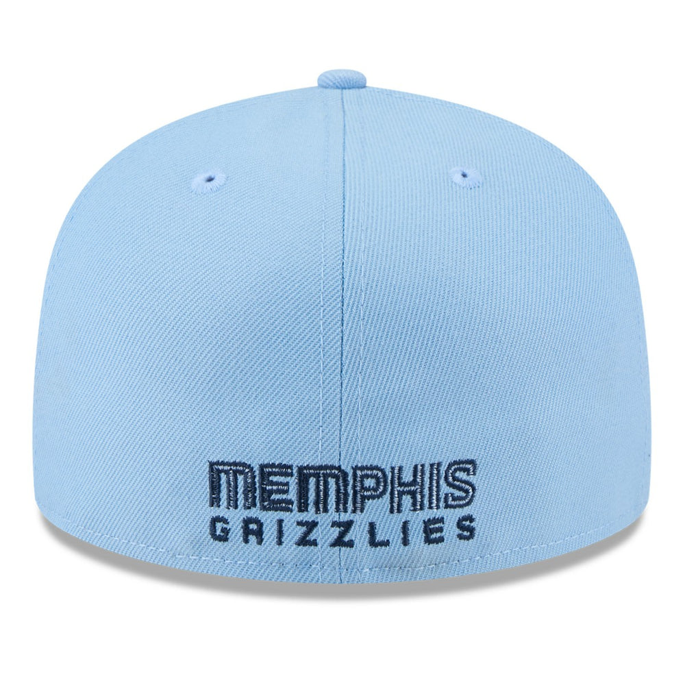 New Era Memphis Grizzlies 2025 NBA Tip Off Split Panel 59FIFTY Fitted Hat White/Light Blue