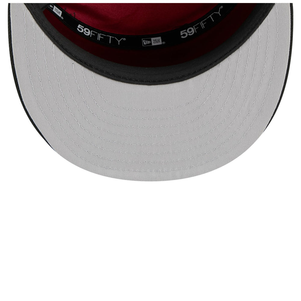 New Era Miami Heat 2025 NBA Tip Off Split Panel 59FIFTY Fitted Hat White/Black