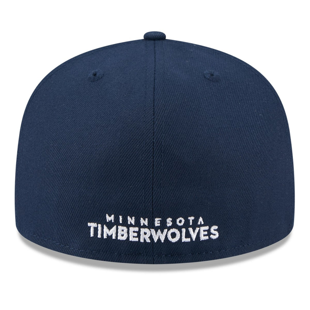 New Era Minnesota Timberwolves 2025 NBA Tip Off Split Panel 59FIFTY Fitted Hat White/Navy