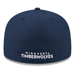 New Era Minnesota Timberwolves 2025 NBA Tip Off Split Panel 59FIFTY Fitted Hat White/Navy