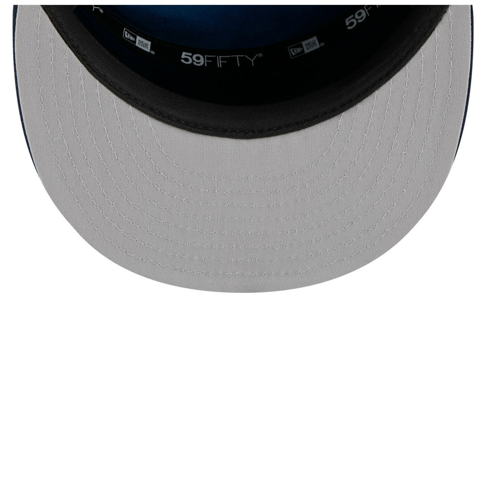 New Era Minnesota Timberwolves 2025 NBA Tip Off Split Panel 59FIFTY Fitted Hat White/Navy