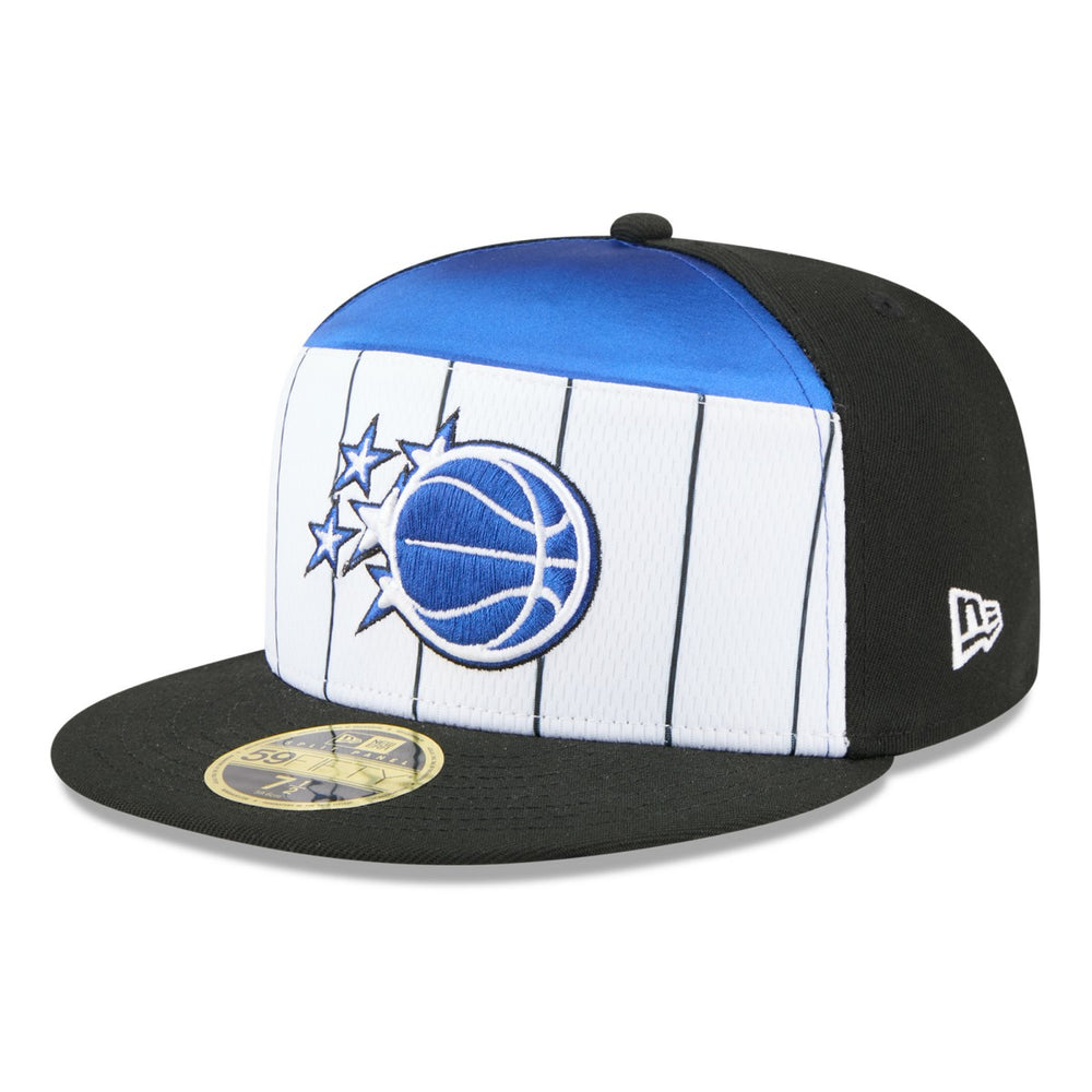 New Era Orlando Magic 2025 NBA Tip Off Split Panel 59FIFTY Fitted Hat White/Black
