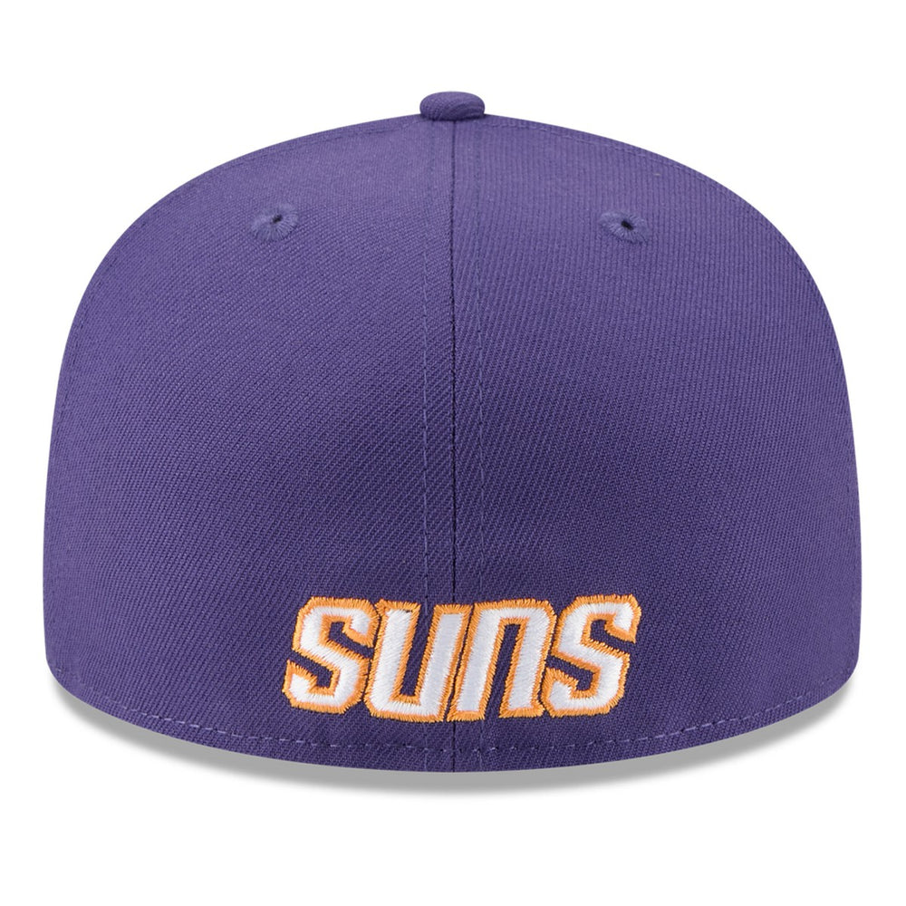 New Era Phoenix Suns 2025 NBA Tip Off Split Panel 59FIFTY Fitted Hat White/Purple