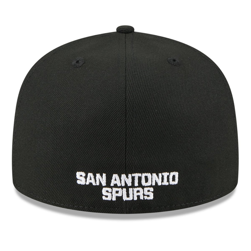New Era San Antonio Spurs 2025 NBA Tip Off Split Panel 59FIFTY Fitted Hat White/Black
