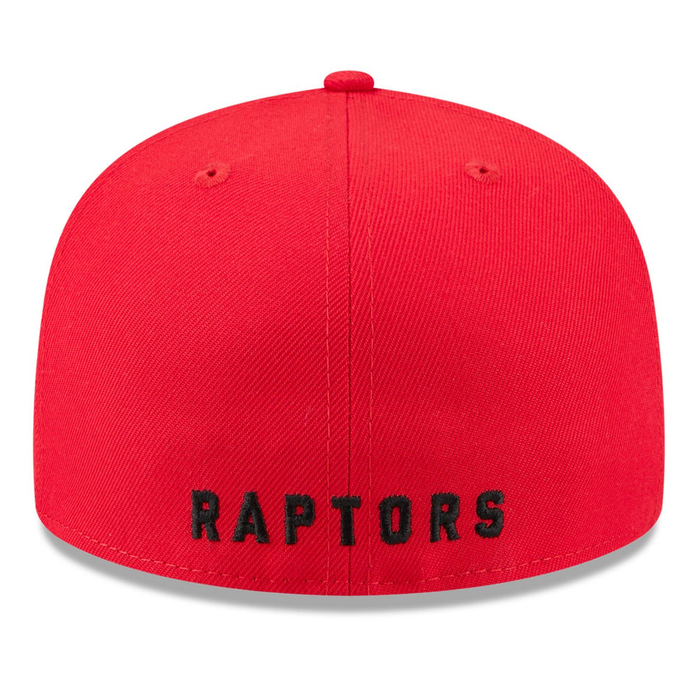 New Era Toronto Raptors 2025 NBA Tip Off Split Panel 59FIFTY Fitted Hat White/Red