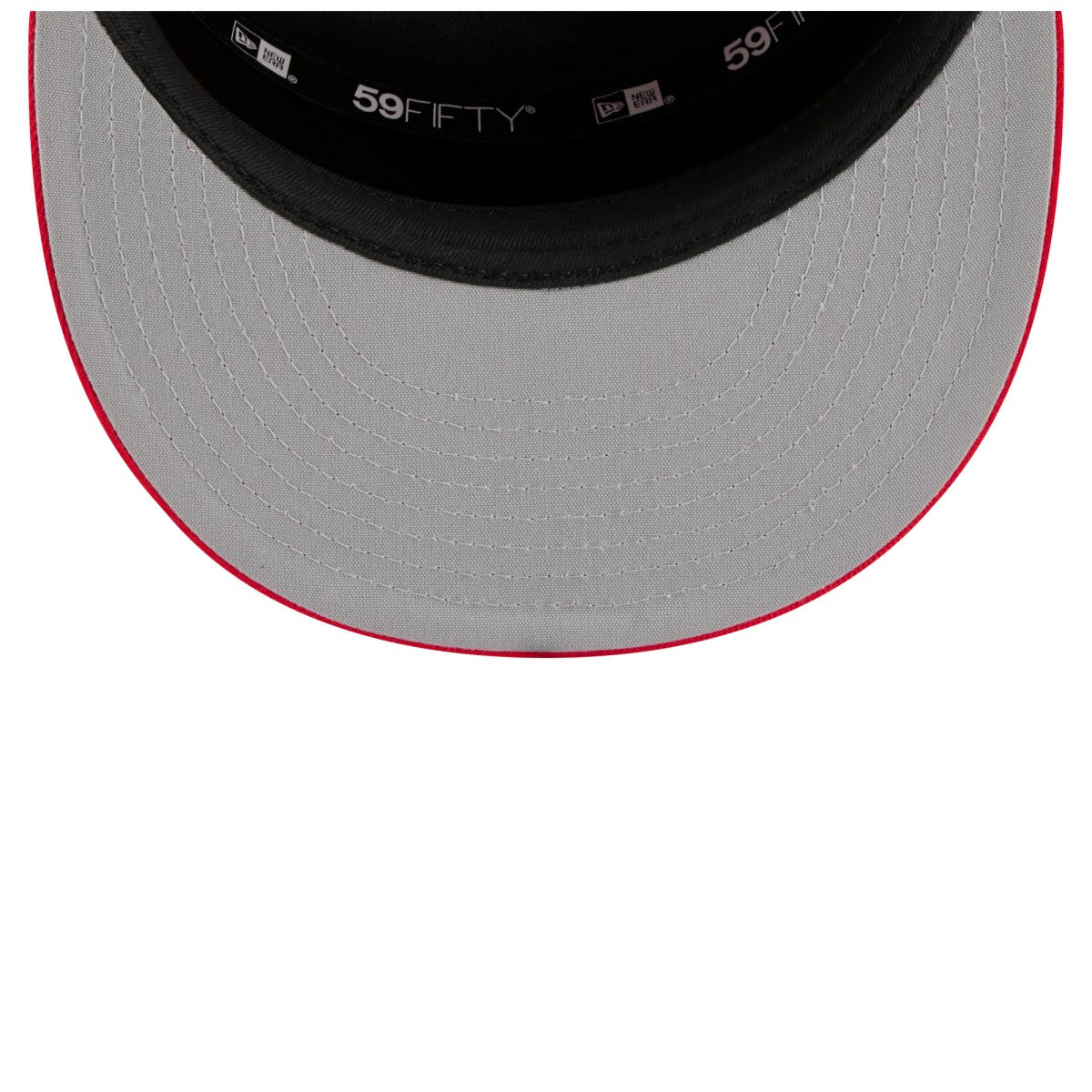 New Era Toronto Raptors 2025 NBA Tip Off Split Panel 59FIFTY Fitted Hat White/Red