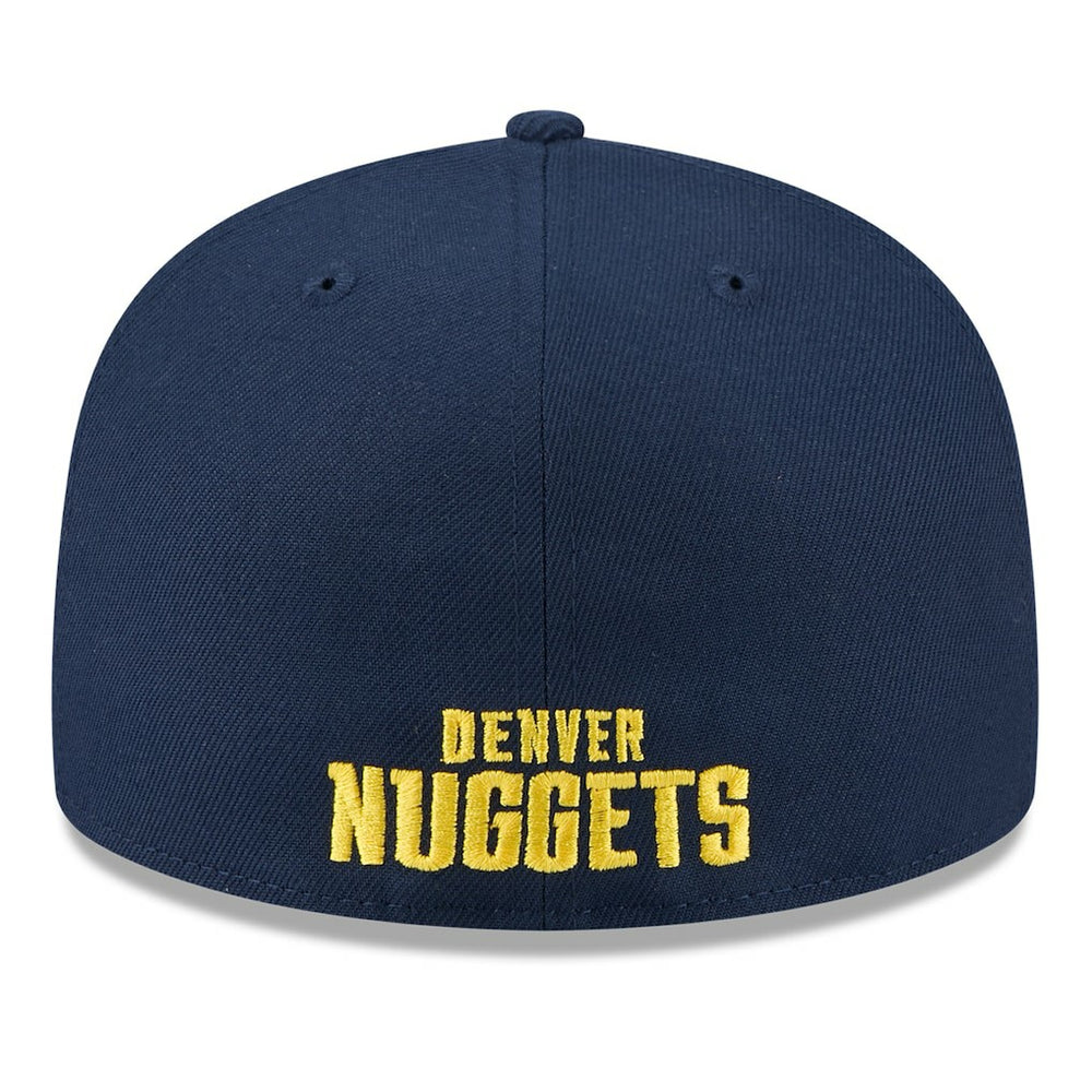 New Era Denver Nuggets 2025 NBA Tip Off Split Panel 59FIFTY Fitted Hat White/Navy