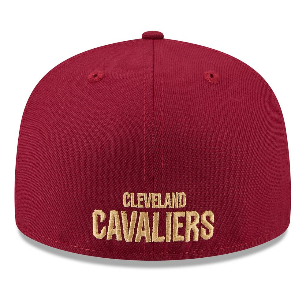 New Era Cleveland Cavaliers 2025 NBA Tip Off Split Panel 59FIFTY Fitted Hat White/Wine