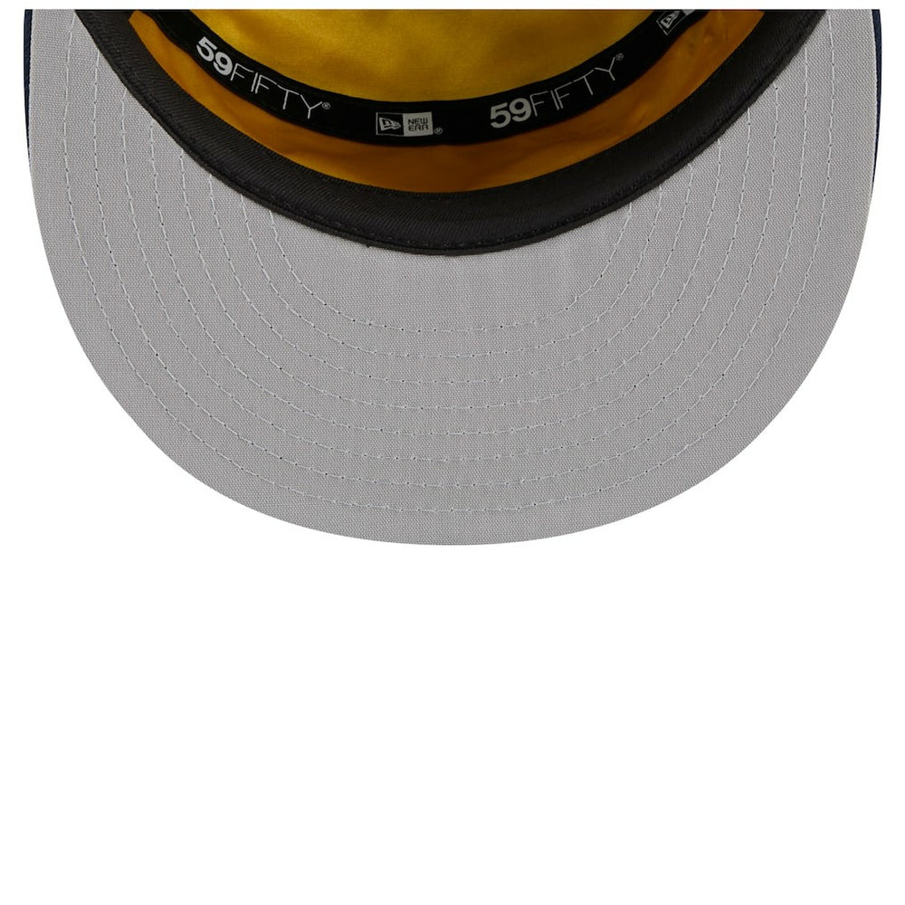 New Era Indiana Pacers 2025 NBA Tip Off Split Panel 59FIFTY Fitted Hat White/Navy