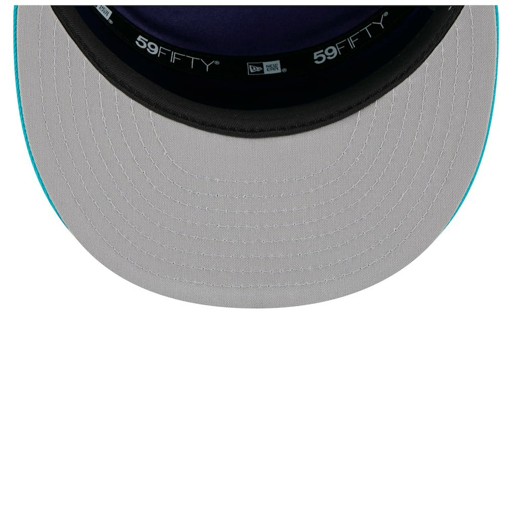 New Era Charlotte Hornets 2025 NBA Tip Off Split Panel 59FIFTY Fitted Hat White/Teal