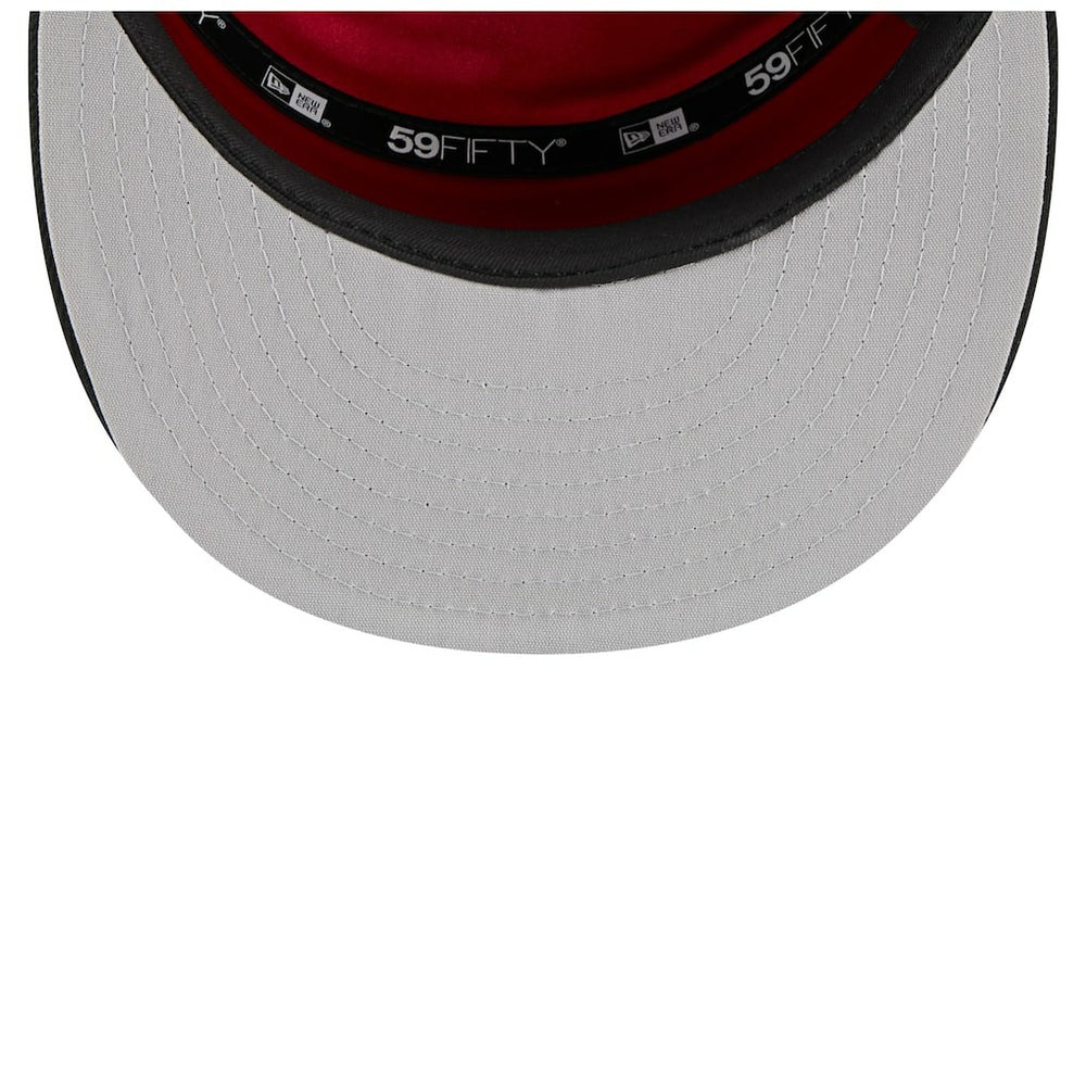 New Era Atlanta Hawks 2025 NBA Tip Off Split Panel 59FIFTY Fitted Hat White/Black